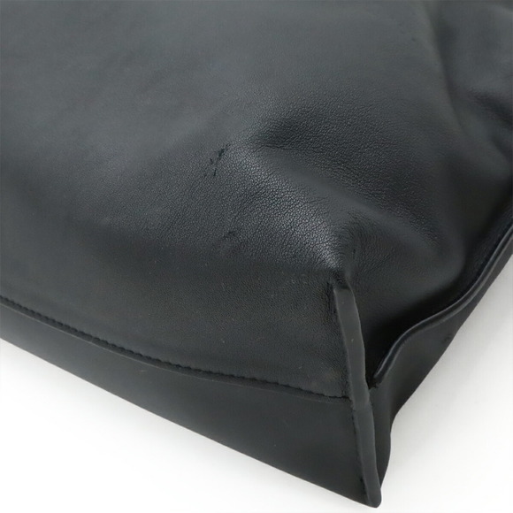 LOEWE FLAMENCO KNOT Shoulder Bag drawstring crossbody black leather - Picture 3 of 8